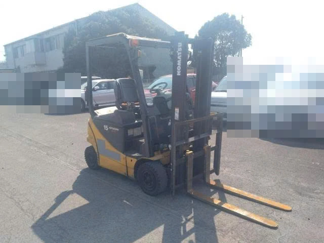XE NÂNG ĐIỆN CŨ NGỒI LÁI THƯƠNG HIỆU KOMATSU MODEL FB15-12 ĐỜI 2017, KHUNG NÂNG 3M